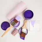 Dixie Belle Paint Company Chalk Finish Furniture Paint - Lucky Lavender (4oz) - Matte Pastel Purple Chic Chalk Mineral DIY Furniture Paint