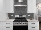 100 Pieces Peel and Stick Backsplash for Kitchen, 3" x 6" PVC Subway Tile 2026 Upgraded Gray Concrete Stone Backsplash Stick on Tile Elevate Kitchen Fireplace RV