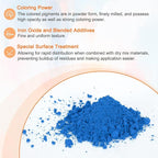 HARFINGTON Iron Oxide Powder Concrete Pigment 500 Mesh 3.5oz (100g) Iron Oxide Grout Pigment for Pastel Tile Paint Concrete Cement, Dark Blue