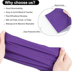 VINYL FROG Heat Transfer Vinyl Roll HTV Vinyl - 12" x12ft Purple Iron on Vinyl for T-Shirts, Heat Press Vinyl for DIY Craft Designs (Purple)
