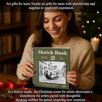 SuFly Small Sketch Book 5.5"x8.5", 2-Pack Mini Sketchbook, Spiral Bound Sketchbook Hardcover with 200 Sheets of 68lb/100gsm Mini Drawing Pad Paper, Small Sketch Pads for Drawing for Adults & Kids.