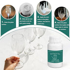 Glass Etch Paste Kit - 300g, Create Permanently Stunning Designs on Glass Surfaces, Perfect for DIY Mirrors, Windows, Glassware