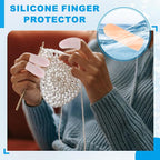 PATIKIL Gel Finger Cots 2"x0.67", 20 Pcs Silicone Finger Protector Support Finger Sleeve Cushions Thumb Protector Cover Fingertip Caps Gloves for Finger Cracking, Beige
