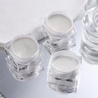 12 Jars Mermaid Chrome Nail Powder, Iridescent Aurora Powder Pearlescent Dust Metallic Mirror Glitter Effect Pigment Nail Art Glitter Manicure Decoration for Home DIY Salon