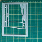 Cutting Dies Metal Stencils Scrapbooking Tools Flowers Lace Frame DIY Embossing Template for Paper Card Making Album Arts Crafts Supplies (Tree Frame B-11.1x14.2cm)