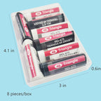 Black White Erasers 8 Pack Pencil Erasers Triangle Erasers for Kids Bulk for Students School Supplies Office Prize Gifts (Black and White Triangle)