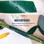 Green Floral Tape - Flower Wrap Adhesive Tape Bouquet Stem Wrapping and Floral Crafts, Wedding Bouquet Tape - 3/4 inch Wide and 180 FT Long