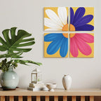 Small Canvas Boards for Kids Painting 56Pcs of 5x5, 6x6, 8x8, 10x10 inch Flat Square Canvas Panels, 100% Cotton White Acrylic Watercolor Paint