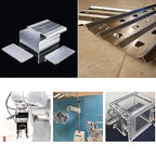 2Pack 6061 T651 Aluminum Sheet Metal 8 x 8 x 1/16 Inch Flat Plain Aluminum Plate Covered with Protective Film, 1.5mm Heat Treatable Rectangle Aluminum Metal Plate for Crafting, Industrial