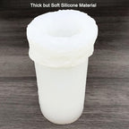 Flower Cylinder Candle Molds Floral Vine Pillar Thick Silicone Molds for Candle Making Soaps Resin Clay Home Decoration Crafts DIY
