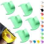 2mm-6mm Seam Guide for Hand Sewing Edge Lockranding Tool 5 PCS Set for Leather/Fabric/Craft Sew, Green