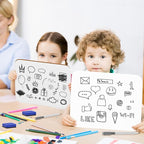 3 Pack Small White Board Dry Erase 5x7 Inch Mini Whiteboard Small Dry Erase Board with Markers Erasers Double Sided Dry Erase Lapboards for Students Teachers School Supplies Meeting Voting (3)