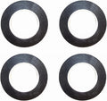 Transun Moo 4 Rolls 1/2 Inch Floral Tapes Florist Wraps for Bouquet Stem and Flowers Making Craft Projects (30 Yards, Black)