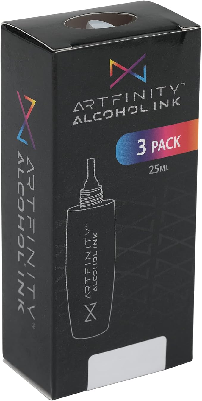 Alcohol Inks 3 Pack - Vibrant, Professional, Dye-Based Alcohol Inks for Artfinity Alcohol Markers, Artists, Drawing, & More! - Leather E2-5