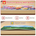 FIXSMITH Canvas Boards for Painting 18 Pack, Multi Pack- 4x4, 5x7, 8x10, 9x12, 11x14 Inches, 100% Cotton Primed Canvas Panels for Acrylic, Oil, Art Supplies for Kids, Adults, Beginners