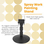 Spray Work Painting Stand Set, Adjustable Height Adjustable Spring Width Painting Turn Table Stand, Spray Painting Stand Base for DIY Model Car