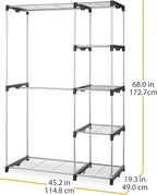 Whitmor Modern Industrial Wardrobe