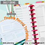 Handmade Flexible Record Template, 3pcs Planner Stencils templates, Reusable Templates Planner Stencils for Journaling Checklists Boxes Lines & Daily