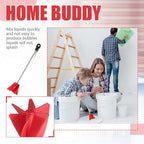 Loosh 4 Pcs 11 Inch Paint Stirrer for Drill, Paint Mixer Attachment, Helix Epoxy Mixer for Concrete Resin Silicone Stirrer Paddle Works with Most Drills