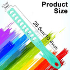 20 Pack Paint Stir Sticks, Plastic Reusable 10” Paint Stirring Rod for Art Project, Green Mixing Tool Painting Primer Epoxy Resin Chemical Liquid Glue DIY