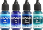 Alcohol Ink Set #11: Matched Color Combination of Alcohol Inks, 4 pcs. 0.51 fl oz (15 ml) Each