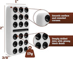 Alex Cramer The Nines Double 9 Domino Set - American-Made Solid Walnut Case Holds Our 55-Piece Domino Set for Adults