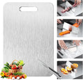 Titanium Cutting Board - 1 pack Titanium Cutting Boards for Kitchen,Double Sided Titanium Cutting Mat（11.81 * 17.91in）