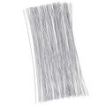 Juvale 300 Pieces White Floral Wire Stems - 22 Gauge, 16 in Length - Flower Wire for Crafts