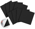 ToLanbbt 8 PCS Adhesive Foam Padding Sheets Closed Cell Neoprene Foam Sheet 1/4" Thick, 4" x 4" Self Stick Insulation Anti Vibration Pads Anti-Slip for Furniture, Cars, Speakers, DIY