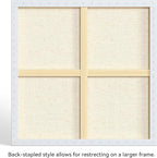 PHOENIX 36x36 Inch Museum Canvas - 2 3/8 Inch Thick Porfile Deep Large Stretched Canvas for Painting 1 Pack 100% Cotton 11 Oz. Gesso Primed White Blank Professional Canvas Oil & Acrylic Paints