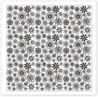 CHGCRAFT Plum Blossoms Polymer Clay Texture Sheets Art Rotation Flowers Silicone Texture Stamp Clay Texture Mat Modeling Pattern Pad Texture Sheets for Jewelry and Clay Earrings Tools