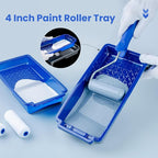 Mister Rui 4 Inch Paint Tray Liners, 15 Pack, Plastic Paint Trays, Small Paint Trays for Painting