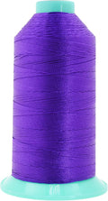 Mandala Crafts Bonded Nylon Thread Violet Heavy Duty Sewing Threads - 800 YDs Size 207 630D T210 Tex 210 Thread for Leather Jeans Weaving Outdoor Marine Upholstery Threads
