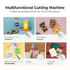 LOKLiK Cutting Machine 2 by HTVRONT - 5 in 1 Vinyl Cutter Machine with 5X Cutting Force, Cuts 100+ Materials, AI Painting, 13'' Smart Die Cutting Machine for All Crafts Cards 3D Arts Home Decor