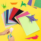 Granhoolm 300 Sheets Origami Paper, 20 Colors Origami Paper 5x5 inch,Double Sided Color Oragami Papers for Paper Artists,Craft Enthusiasts,Kids DIY School Arts Crafts