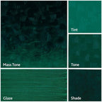 Tusc & Pine Artist Oil Paint - Phthalo Green, 150 ml, Non-Yellowing, Rich & Creamy Consistency, Maximum Pigment Load, Small Batch Milled Oil Paints Made in the USA for Professional Artists