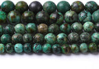 6mm 60pcs Natural African Turquoise Stone Beads for Jewelry Making Round Loose Gemstone Beads DIY Bracelet Necklace Earrings