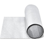 Diamond Plate Sheet Metal Heavy Duty Tread Aluminum Sheet Diamond Tread Plate for Wall Covering, Cargo Trailer, RV and More(12 x 120 Inch,Silver)