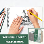 DINGIXOC 20 Pack Small Sketchbooks, 5.5" x 8.5" Mini Sketch Pad, Top Spiral Bound, 68lb/100gsm, Art Sketch Pads for Drawing & Painting(30 Sheets Each)