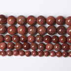 90pcs 4mm Natural Gold Sandstone Beads Gemstone Round Loose Beads for Jewelry Making DIY Bracelet Necklace 15“ (Gold Sandstone, 4mm)