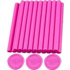 Rose Wax Seal Sticks, ONWINPOR 20pcs Glue Gun Wax Sealing Sticks for Waxseal Stamp, Mini Sealingwaxsticks Suit for 0.28''Glue Gun (Rose Red)