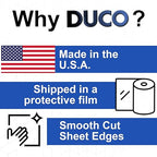 Duco USA-Made Clear Cast Acrylic Sheet 1/8 Inch Thick 12" x 16" - 4 Pack of Transparent Plexiglass Sheet - Lightweight Acrylic Board for Window Replacements, Displays, Signs, and More