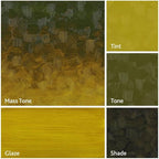 Tusc & Pine Artist Oil Paint - Green Gold, 150 ml, Non-Yellowing, Rich & Creamy Consistency, Maximum Pigment Load, Small Batch Milled Oil Paints Made in the USA for Professional Artists