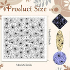 CHGCRAFT Dandelions Background Silicone Texture Stamp Polymer Clay Molds DIY Clay Texture Tools for Clay Pottery Earring Jewelry Making Stamp Engraving Machines, Dandelion, 5.5x5.5inch
