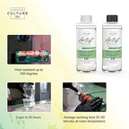Counter Culture DIY Clear Artist Resin, Medium Viscosity, 32 oz Kit, Art Epoxy Supplies for Metallic Stains Acrylic 100% Solids Easy Coat No VOCs Scratch UV Heat Resistant to 500 Degrees