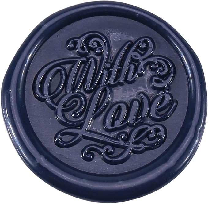 Yoption 15 Pcs Navy Blue Glue Gun Sealing Wax Sticks for Wax Seal Stamp, Great for Wedding Invitations, Christmas Cards, Envelopes