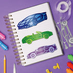 GLOBLELAND Sports Cars Cutting Dies for Card Making Repair Tools Die Cuts Tire Tracks Metal Border Die Cut Dies Stencils for DIY Scrapbooking Embossing Photo Album Craft Decor