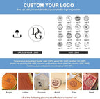 Custom Electric Branding Iron for Wood, Adjustable Temperature Wood Branding irons Personalized Wood Burning Letter Stamp for Leather Woodworking Tool, Handcraft & Wedding Gifts(2.5Inches)