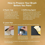 Silver Brush Limited 5403-60 Silver Atelier Oval Hog Bristle Mottler Brush, Size 60, Extra Long Handle