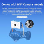 Yahboom Micro:bit Start Robot Kit with ESP32 Camera HD Video App Control for 8+ DIY Programmable STEM Education Toy Car with Tutorial Super Cost-Effective (with v2)
